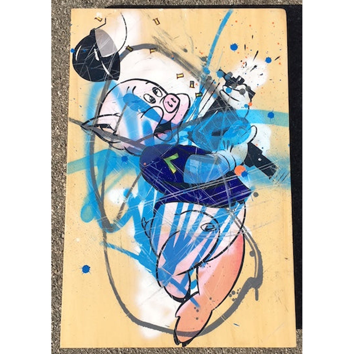 Blue Three Little Piggies (Set)