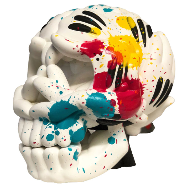 Hand Embellished OG : The Slick Skull by OG Slick