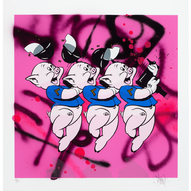 Pink Pasadena 3 Lil Pigs by Slick
