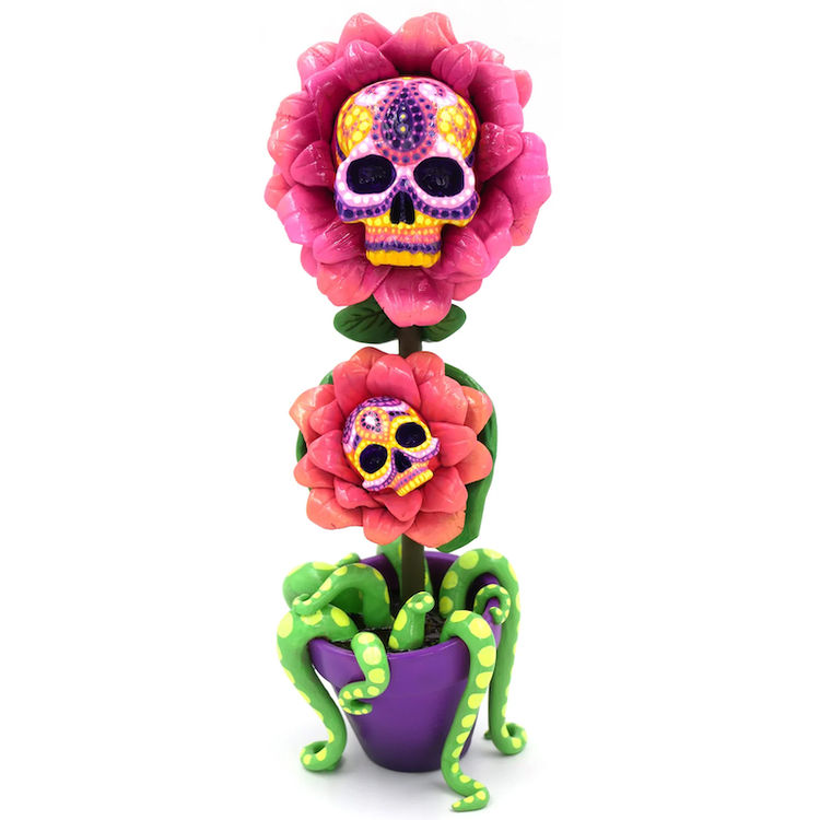 Skulls Flower by MP Gautheron