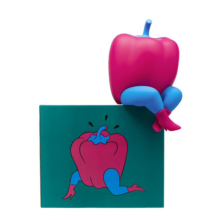 Bell Pepper Panic Lamp by Parra