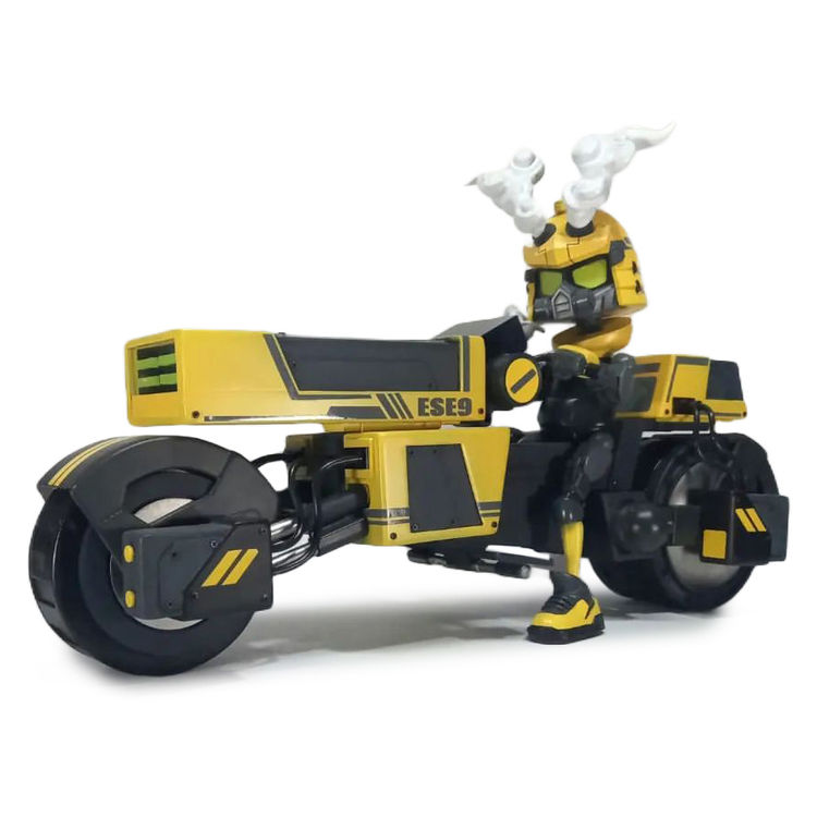 Endless Artist Biker Yellow by Dave Bedia