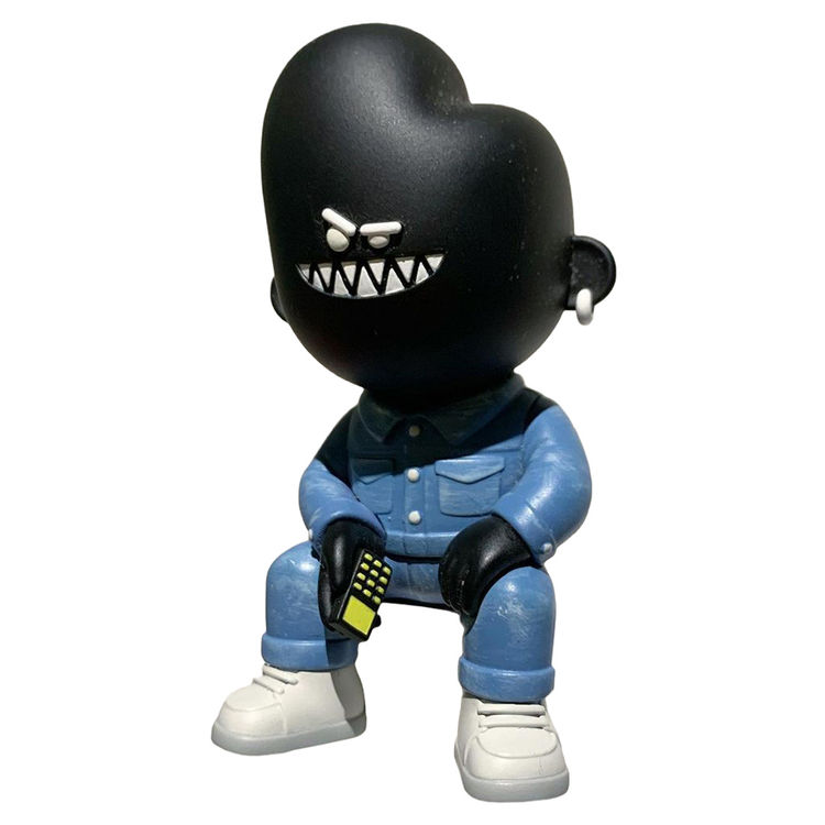Baby Laowang Denim Sitting by Lao Wang (Ken Wong)