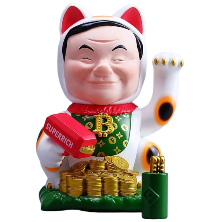 White Rich Cat by Urban Ape Toys