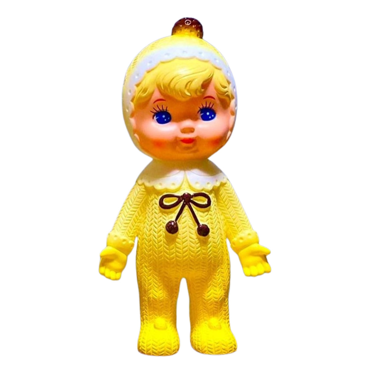 Yellow Black Bow Pom Pom Charmy Chan