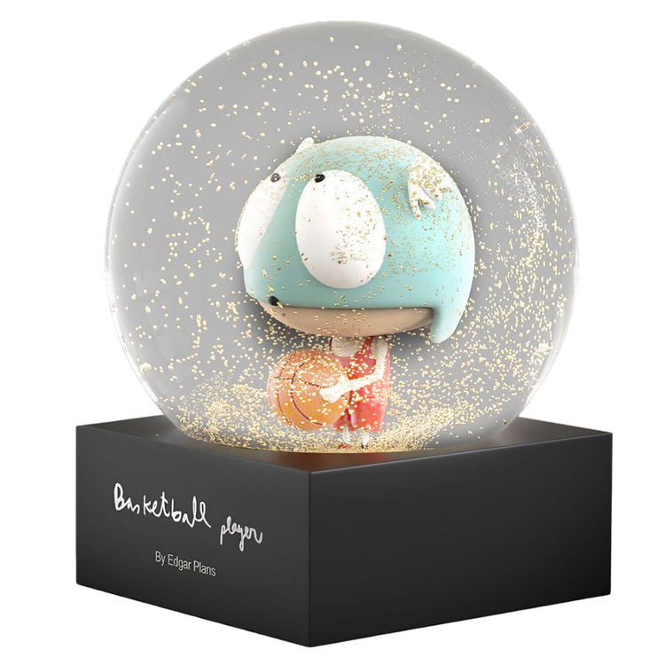 Basketball Player Snowball by Edgar Plans
