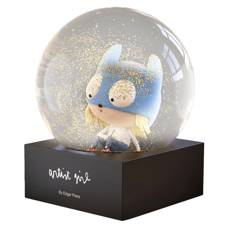 Artist Girl Snowball by Edgar Plans