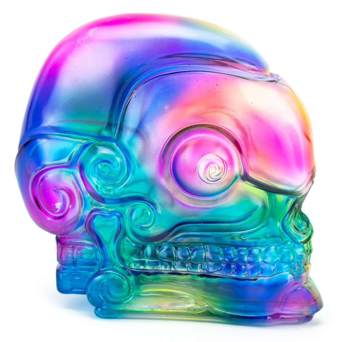Azteca Skull Rainbow
