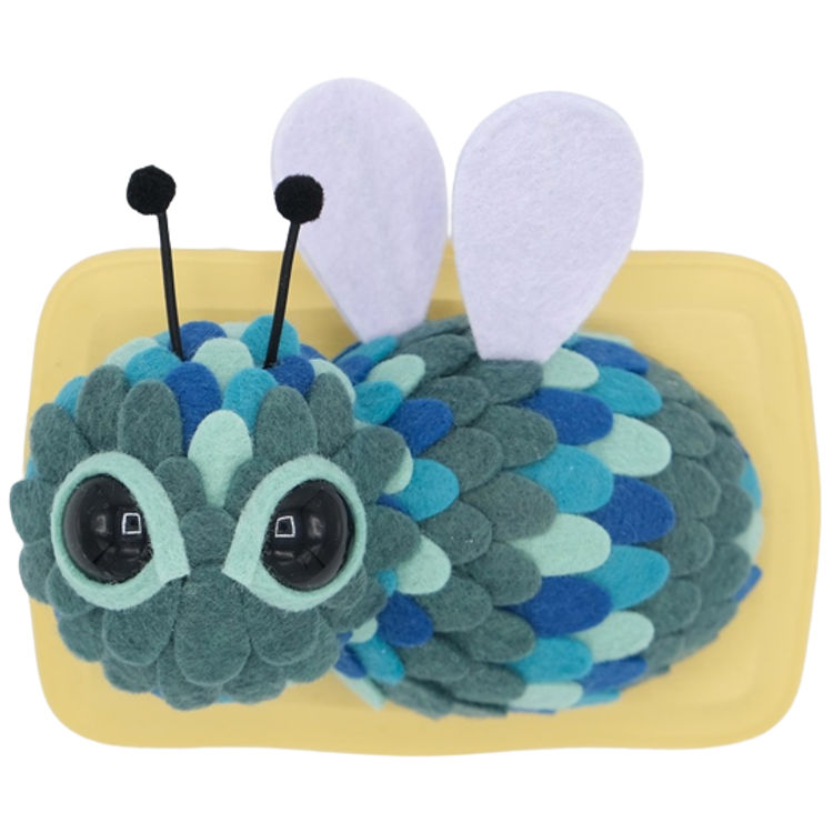 Itsy Blue Orchard Bee by Horrible Adorables