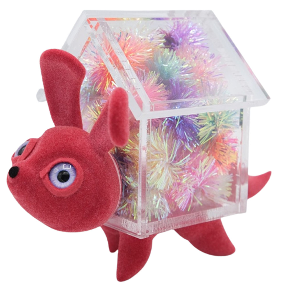 Red Homebody - Sparkle Pom Pom House