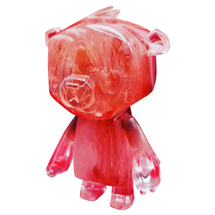 Rose Quartz Blood Clot Kuma Cub by Dead Beat City (Barnaby Purdy)
