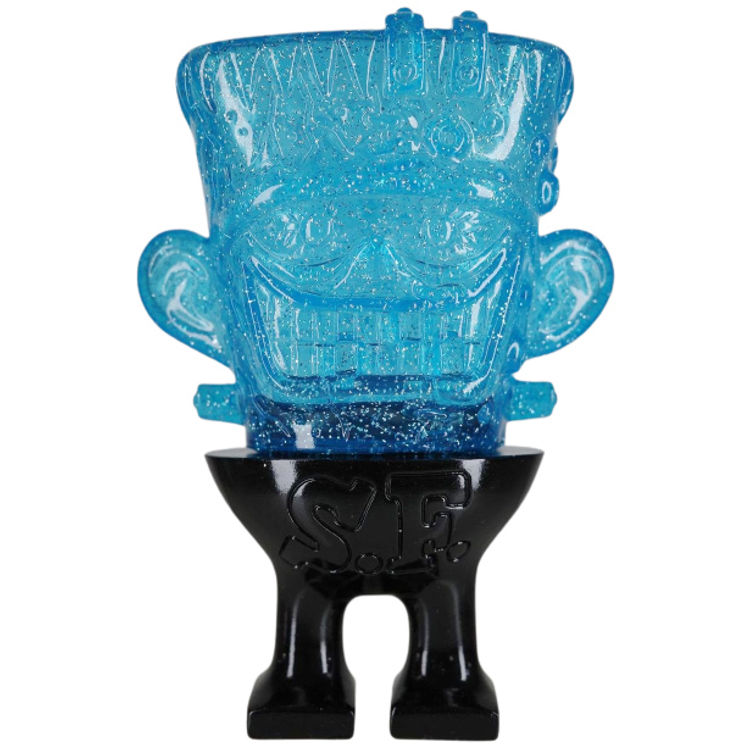 Glitter Blue Franken Space Friends by Knuckle (Little Chop Design)