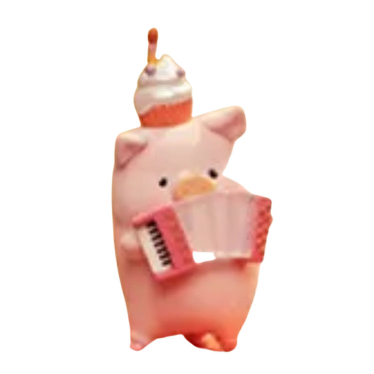 Accordian Player Lulu The Piggy by Cici's Story
