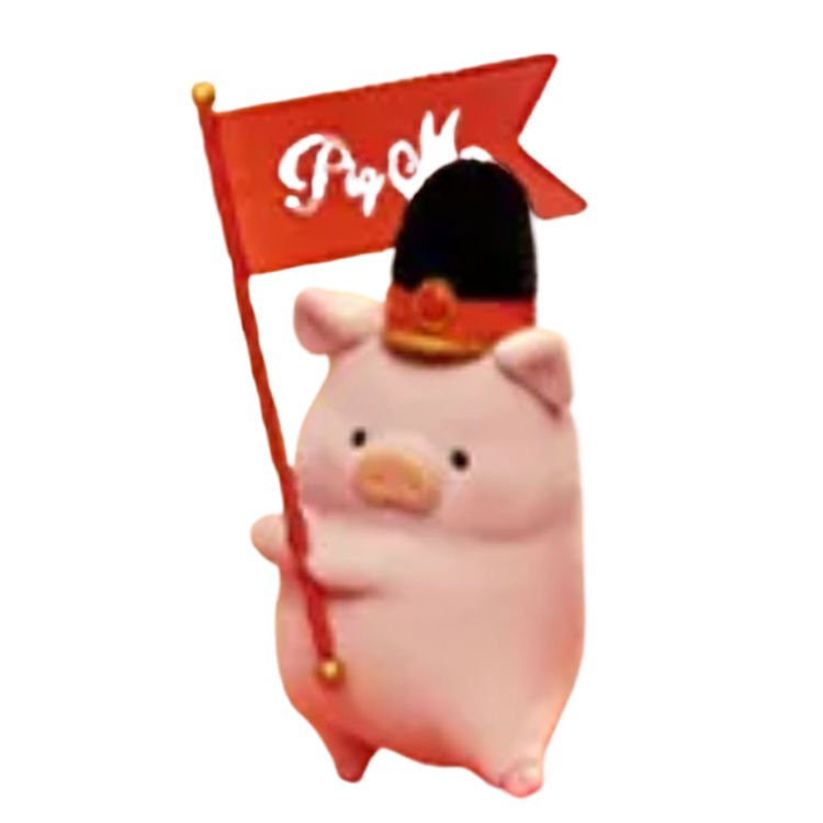 Flagman Lulu The Piggy by Cici's Story