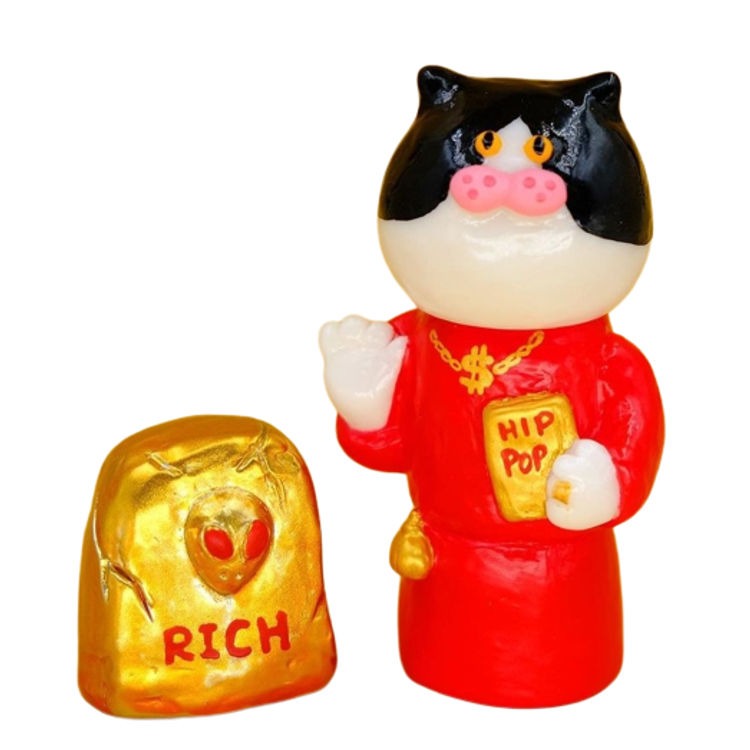 Hip Hop Amen Cat by Zhang Yun Mao