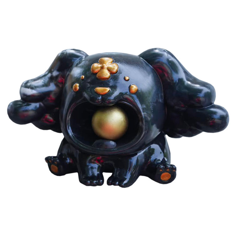 Zing Zing the Lion Mupa Marble Black by Mupa Toy
