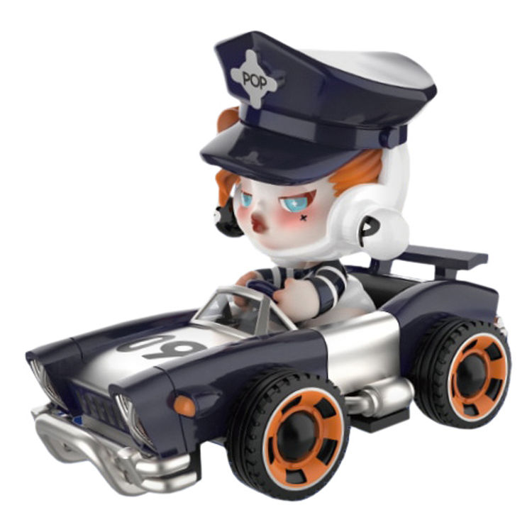 Skull Panda Vintage Police Car by Skullpanda (Xiong Meow)