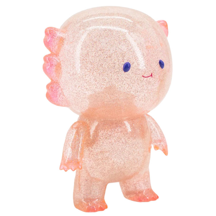 Pink Glitter Chubby Monster by Amber
