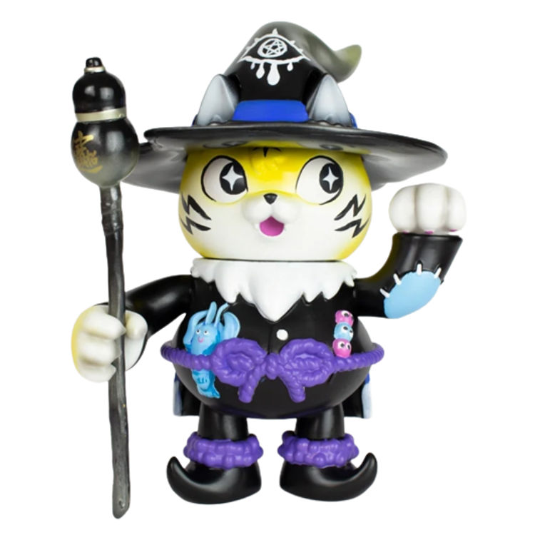 Andy the Cat Foodie Pilgrim by Stickup Monsters (Javier Jiménez)