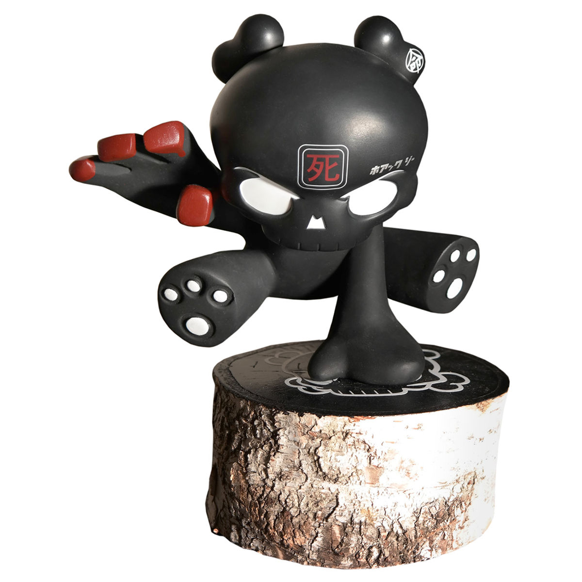 8" Black Skullhead Pawnny