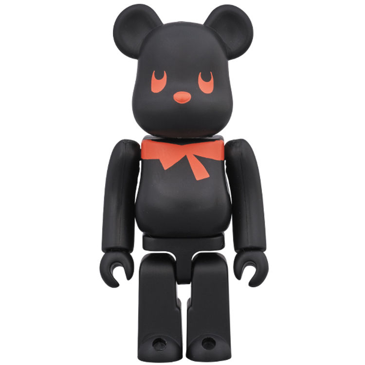100% Black Bear Bearbrick by Dick Bruna