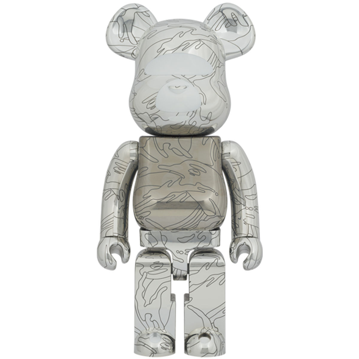 1000% BAPE 10th Anniversary Bearbrick