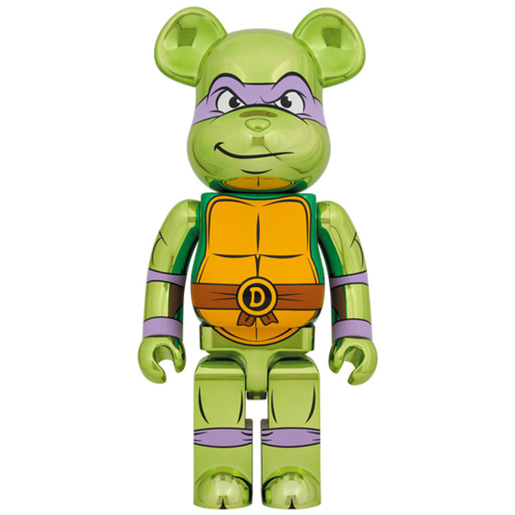 1000% Chrome Donatello : Teenage Mutant Ninja Turtles Be@rbrick by Nickelodeon