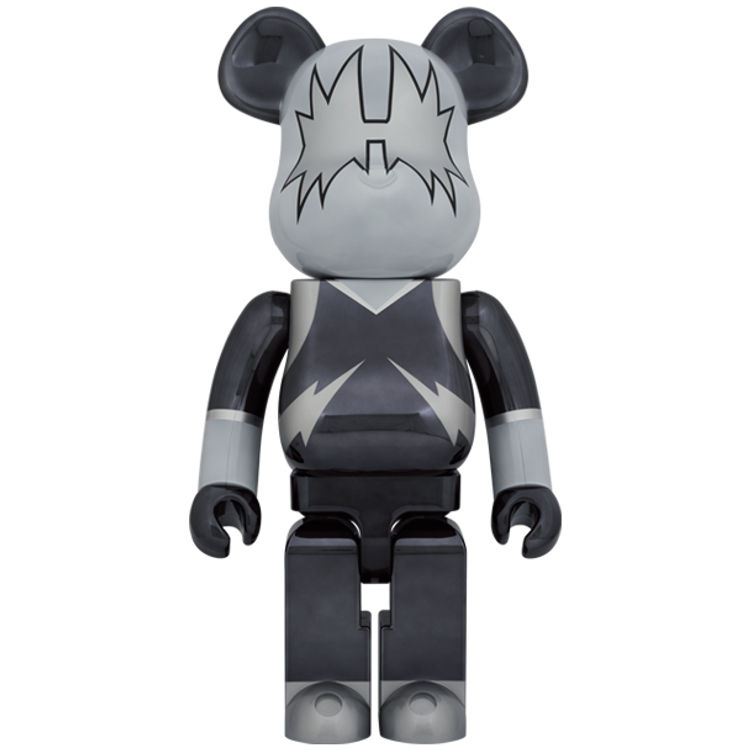 1000% Chrome Space Man : KISS Be@rbrick by Universal Music Group