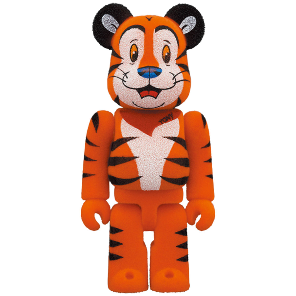 100% + 400% Flocked Tony the Tiger Be@rbrick (Set)