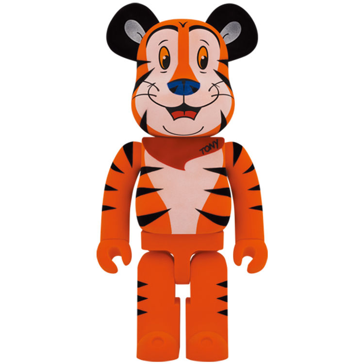 1000% Flocked Tony the Tiger Be@rbrick by Kellogg's