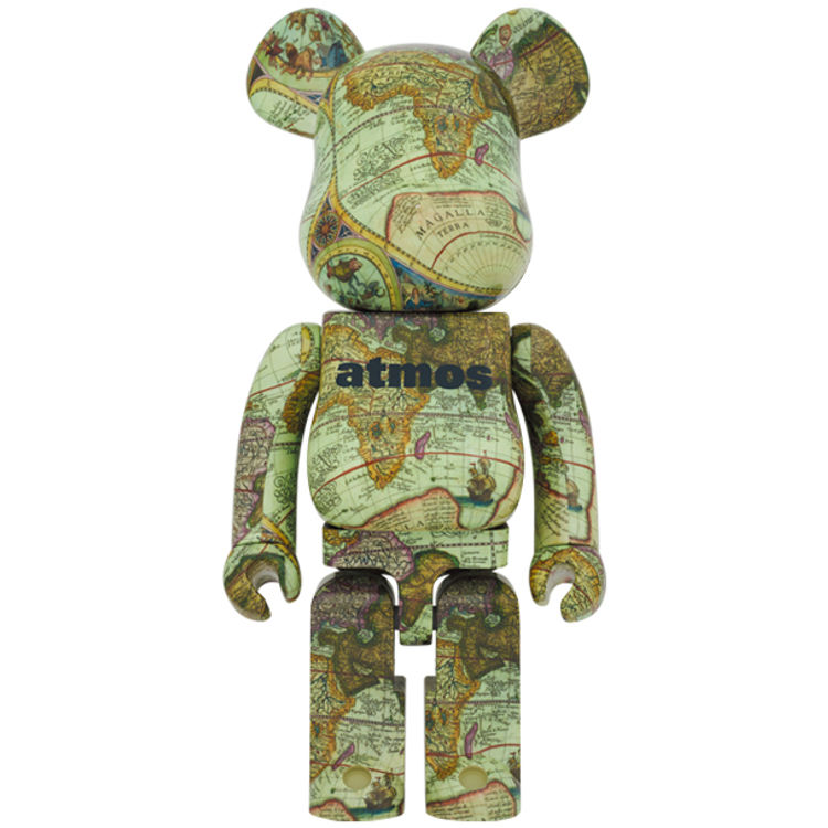 1000% Aged Map Atmos Be@rbrick by Atmos