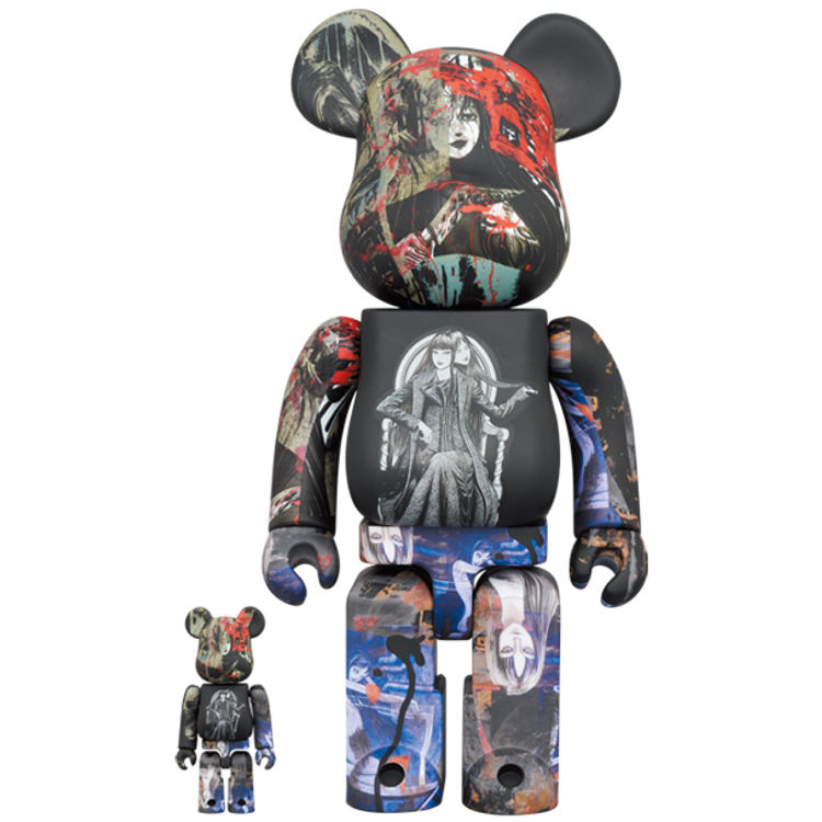 100% + 400% Tomie S'YTE x Junji Ito Be@rbrick (Set) by S'yte