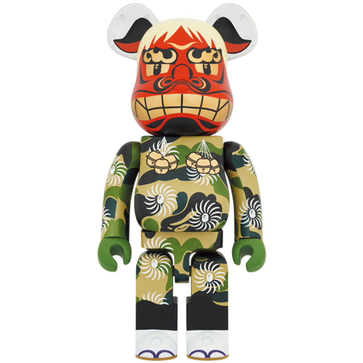 1000% Lion Dance BAPE Be@rbrick