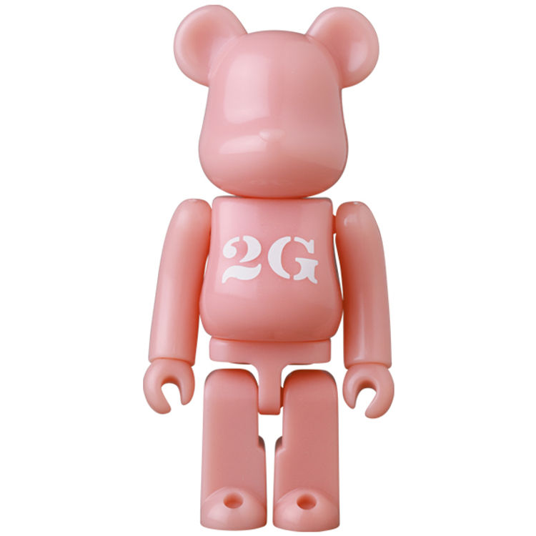 Pink Basic 2G Bearbrick by Medicom