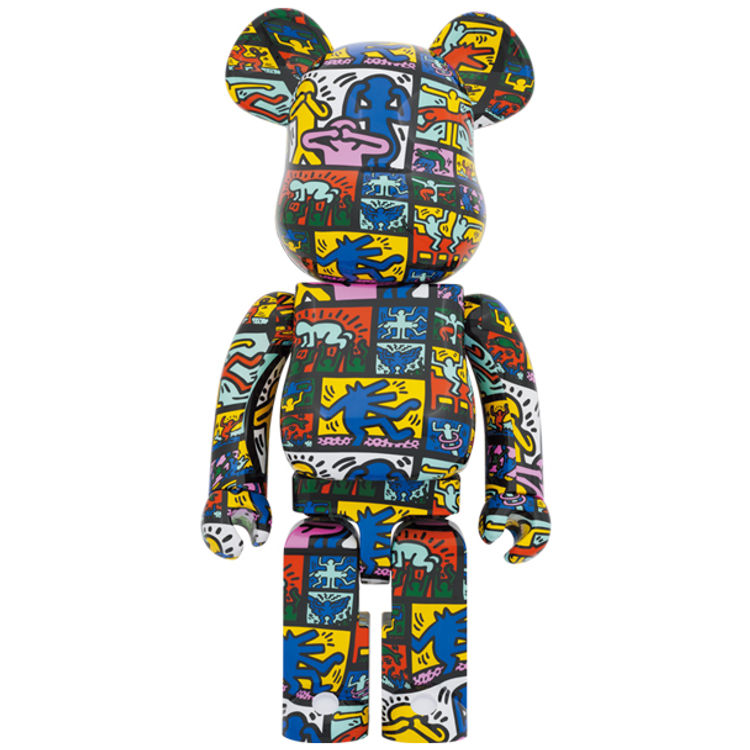 1000% Keith Haring #10 Be@rbrick by Keith Haring