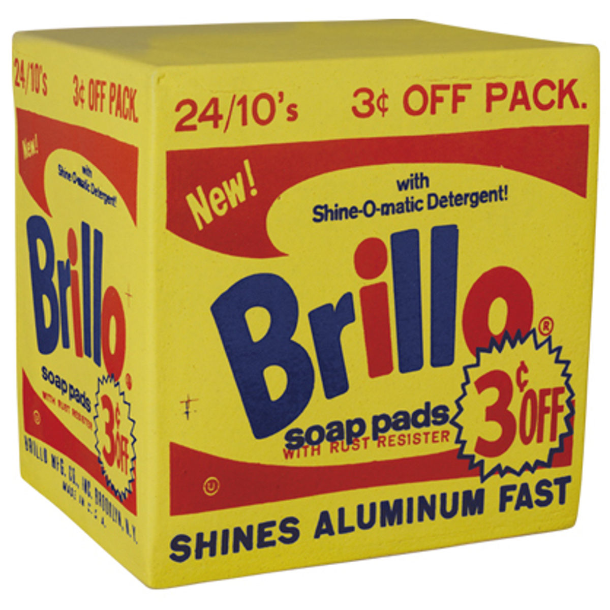 Yellow Brillo Box Ceramick