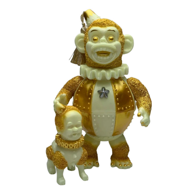 GID Sachiko Iron Monkey with Clowndog set by Kikkake (Atsushi Kotaki)