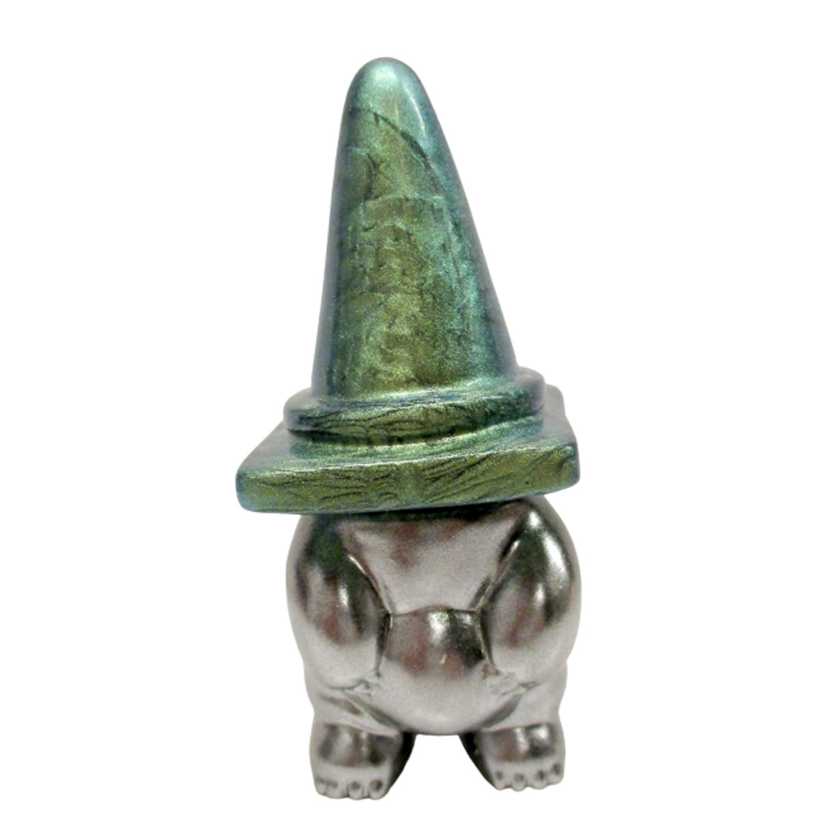 Green Polarzed Pearl on Silver Ramune