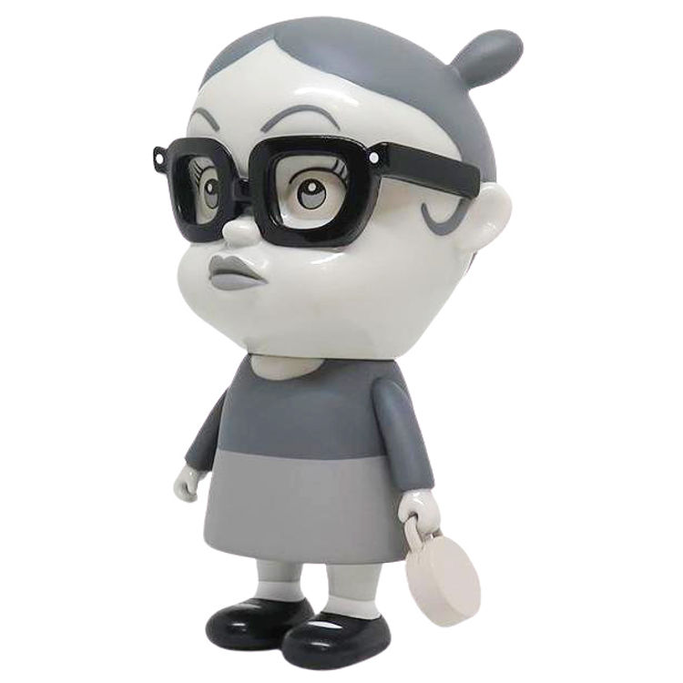 Black & White Bigger Little Enid by Daniel Clowes