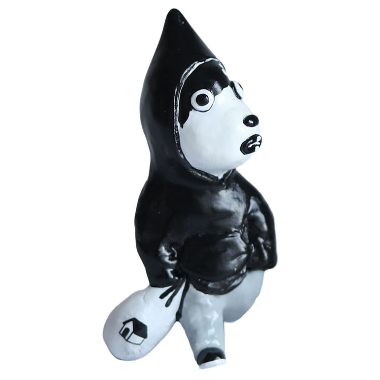 Year of the Black Rabbit Pointed Hoodie by Duckhead