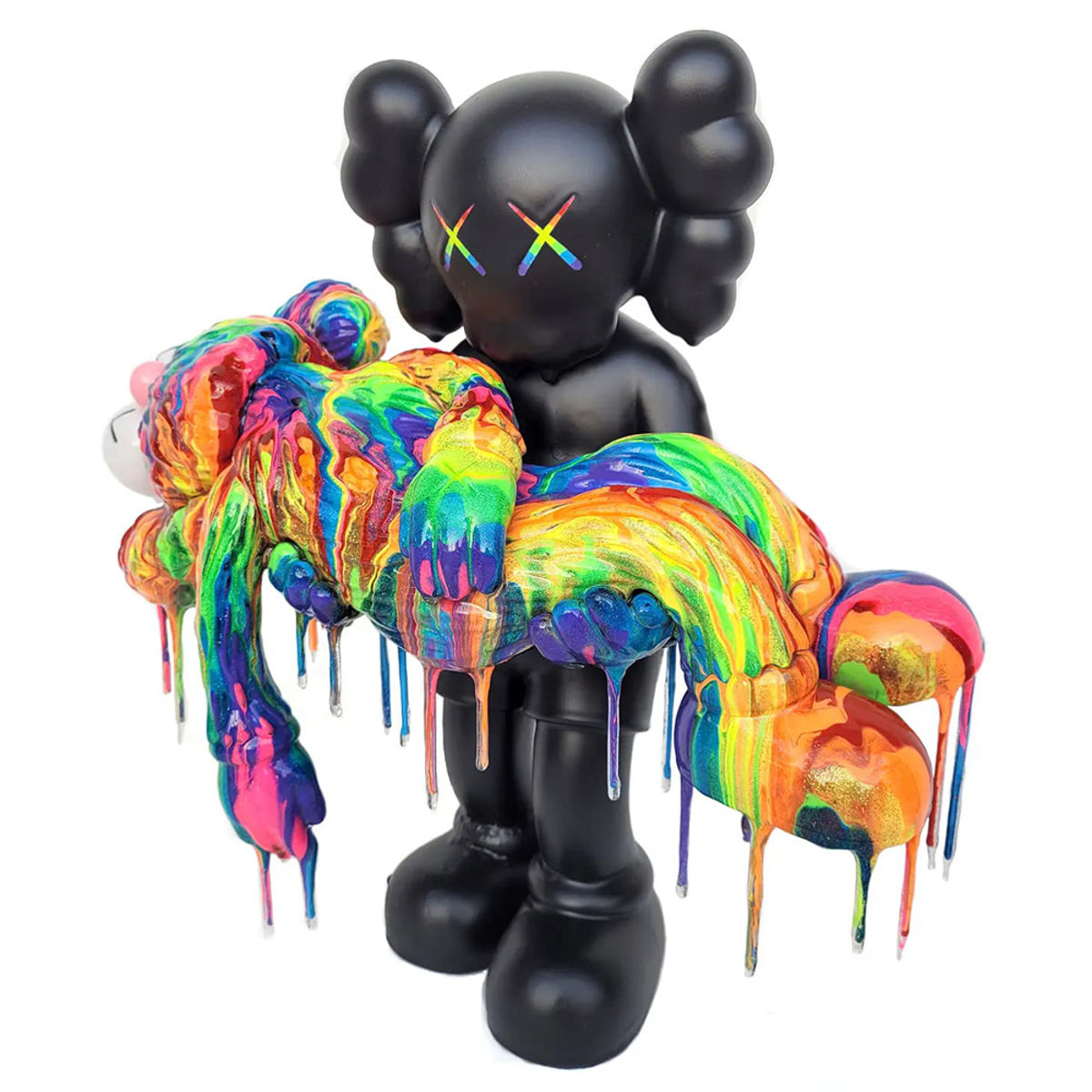 WASTED - Matte Black Rainbow