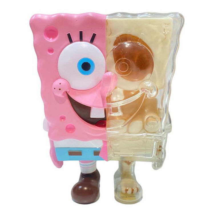 Spongebob X-Ray Pink Half Bone by Nickelodeon
