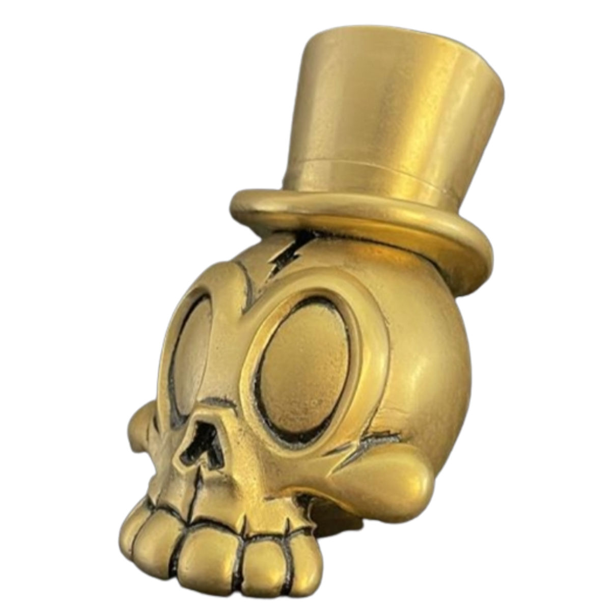 Gold Modern Hero Skull