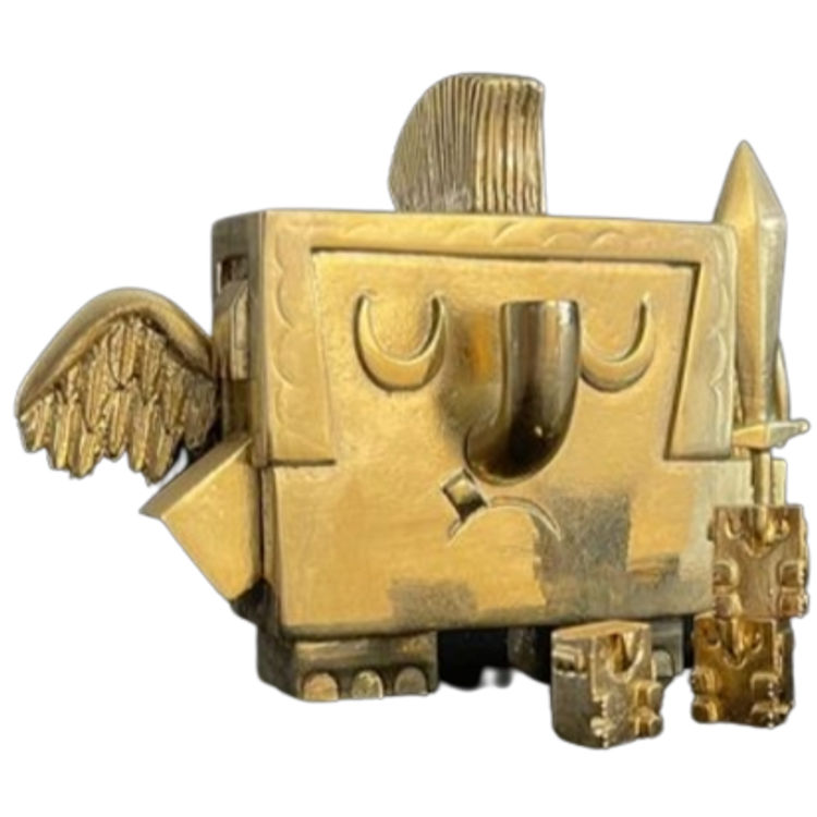 Gold Trojan Pegaphunt by Amanda Visell