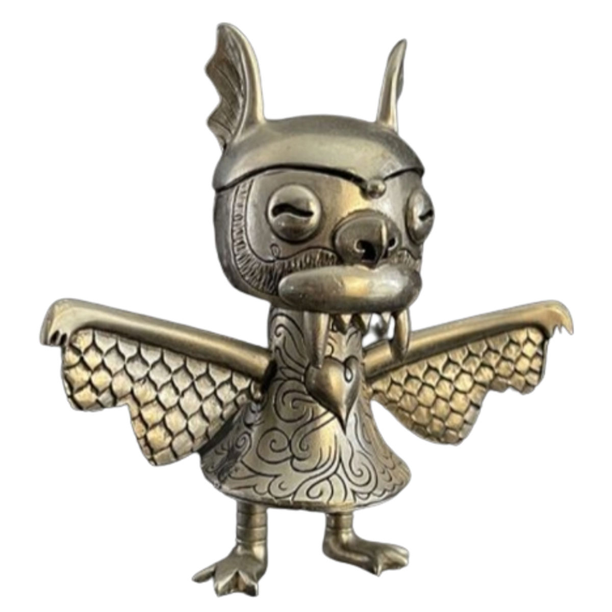 Silver Metal Steven the Bat