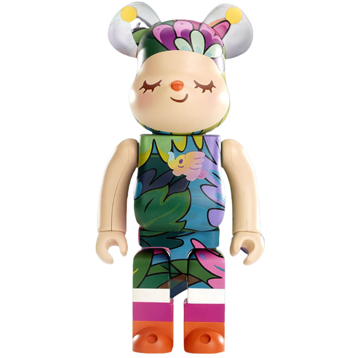 400% Summer Green : Greenie & Elfie Bearbrick
