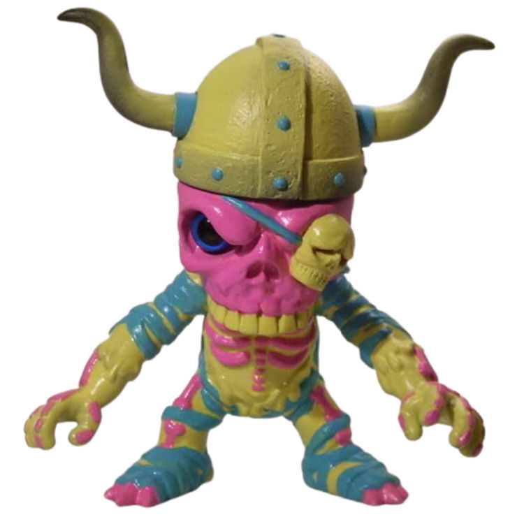 Miami Vice Viking Skull Zombi by BLObPUS