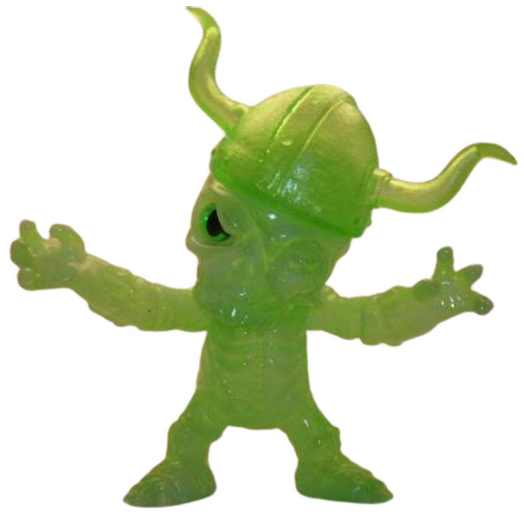 Skull Zombi - WF 42 Green GID (green eye) by BLObPUS