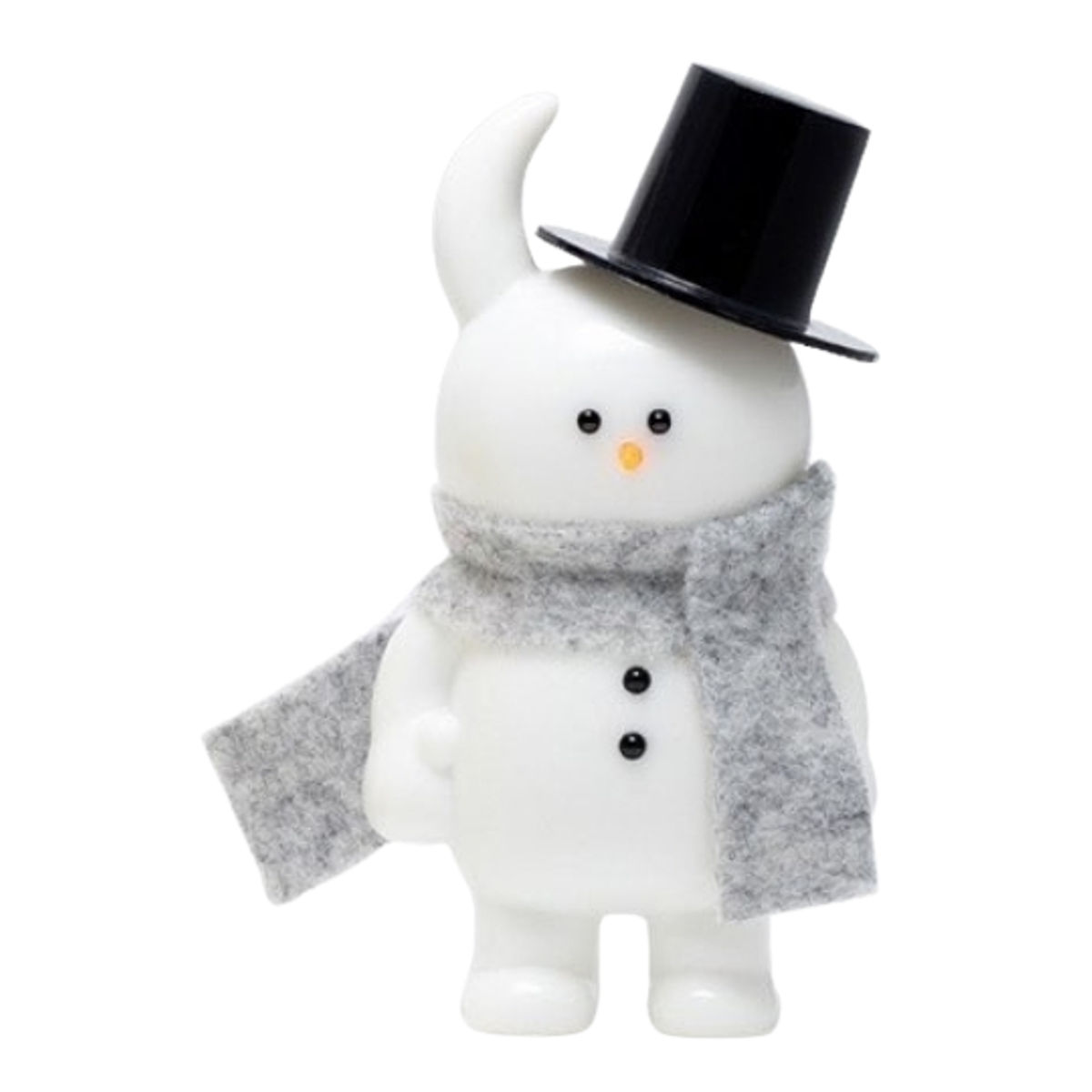 Gray Scarf Snowman Uamou