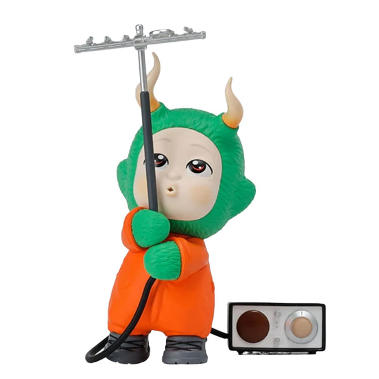 Orange Green Angel Boy by Dotoy